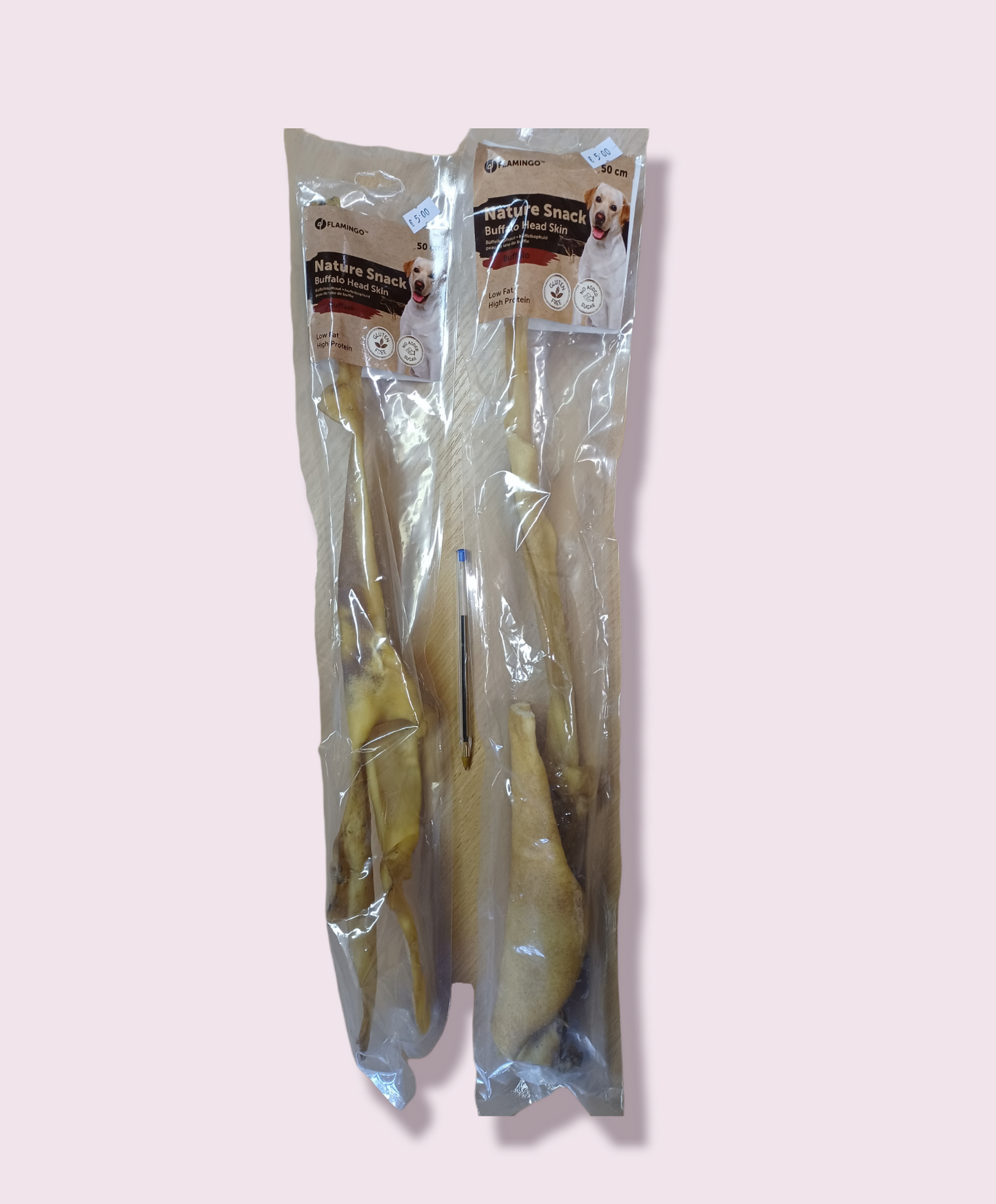 Nature Snack Buffalo Head Skin 100g 50cm