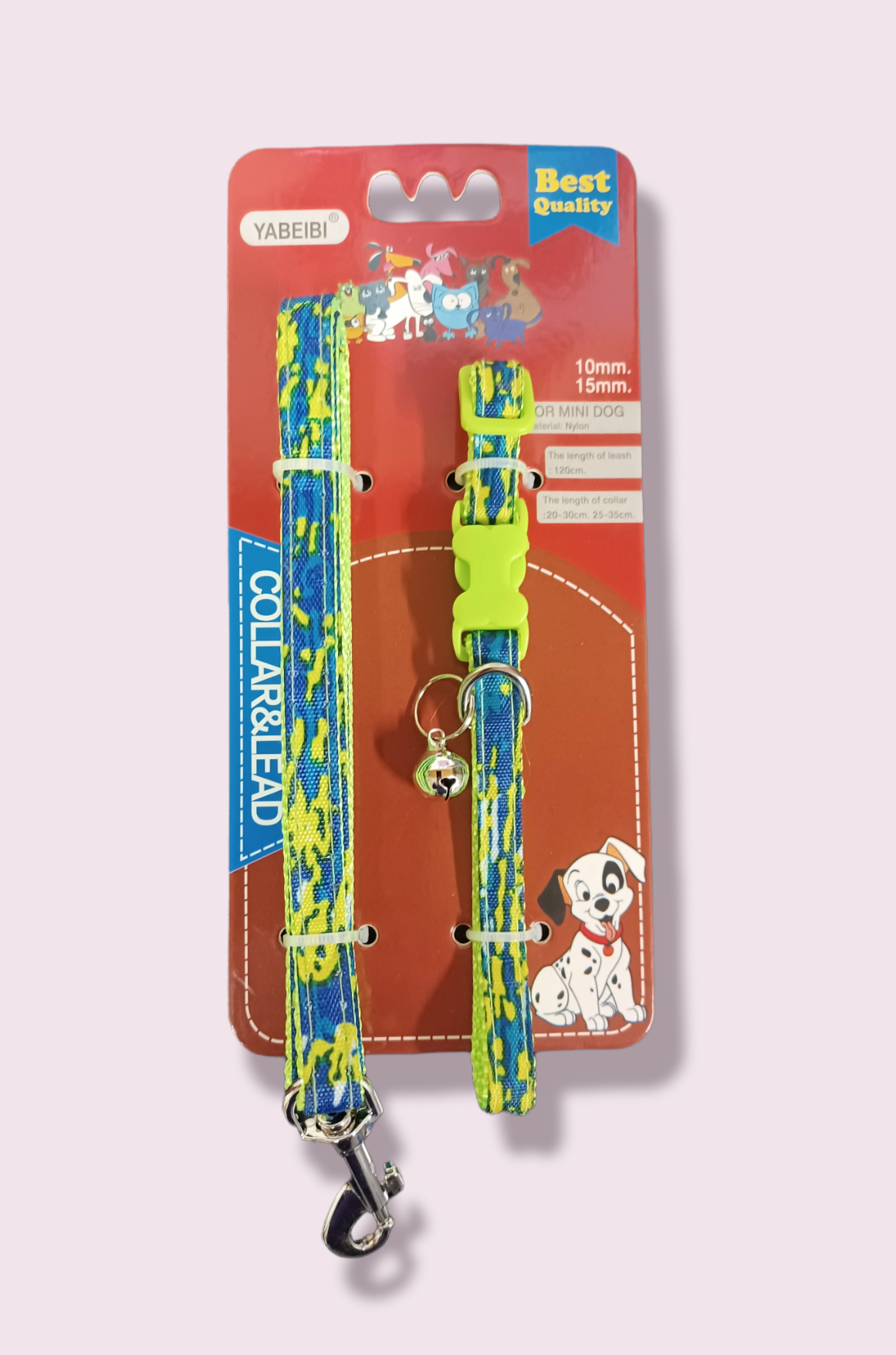 Croc Puppy Collar & Lead Set