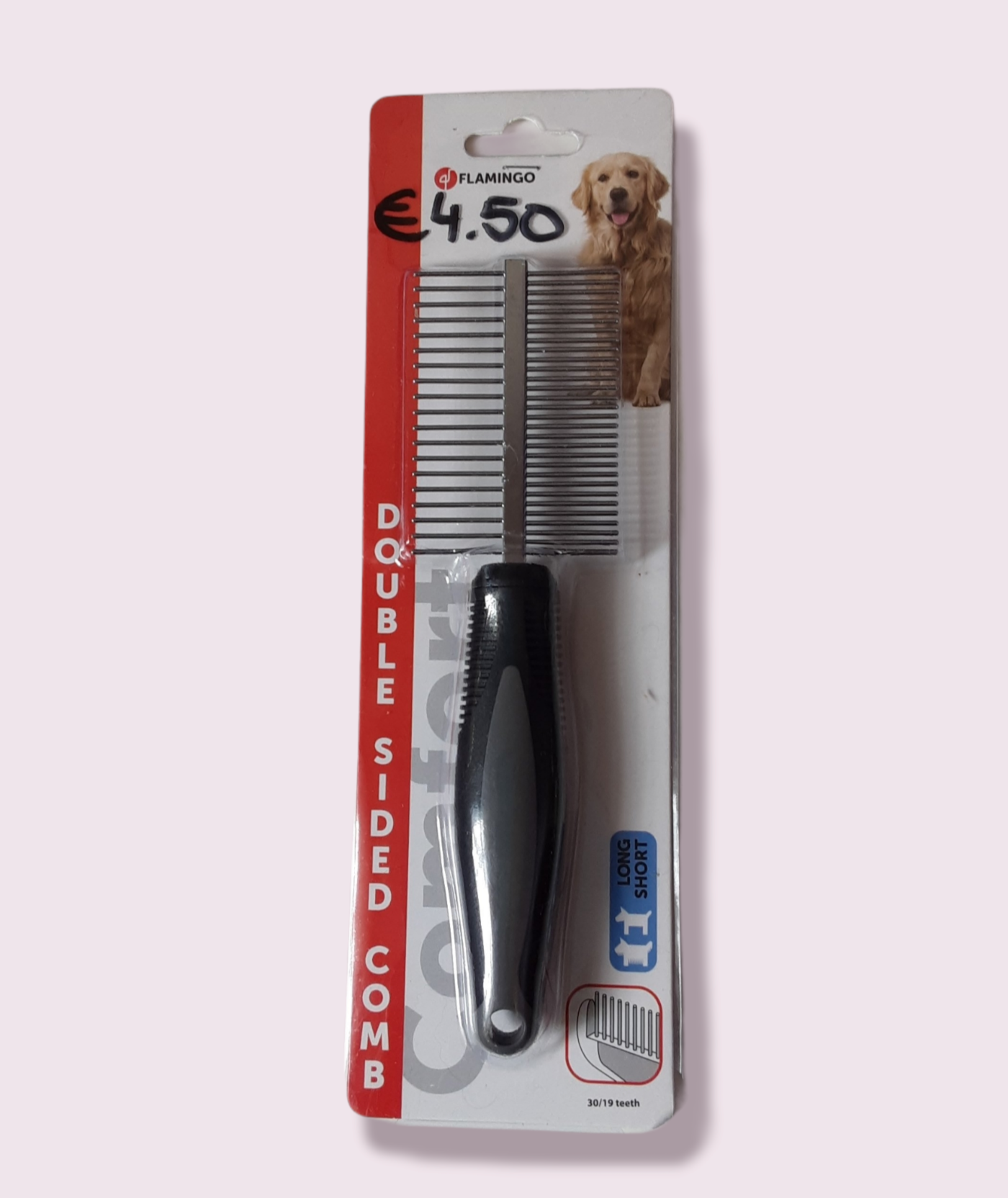 Flamingo double sided comb