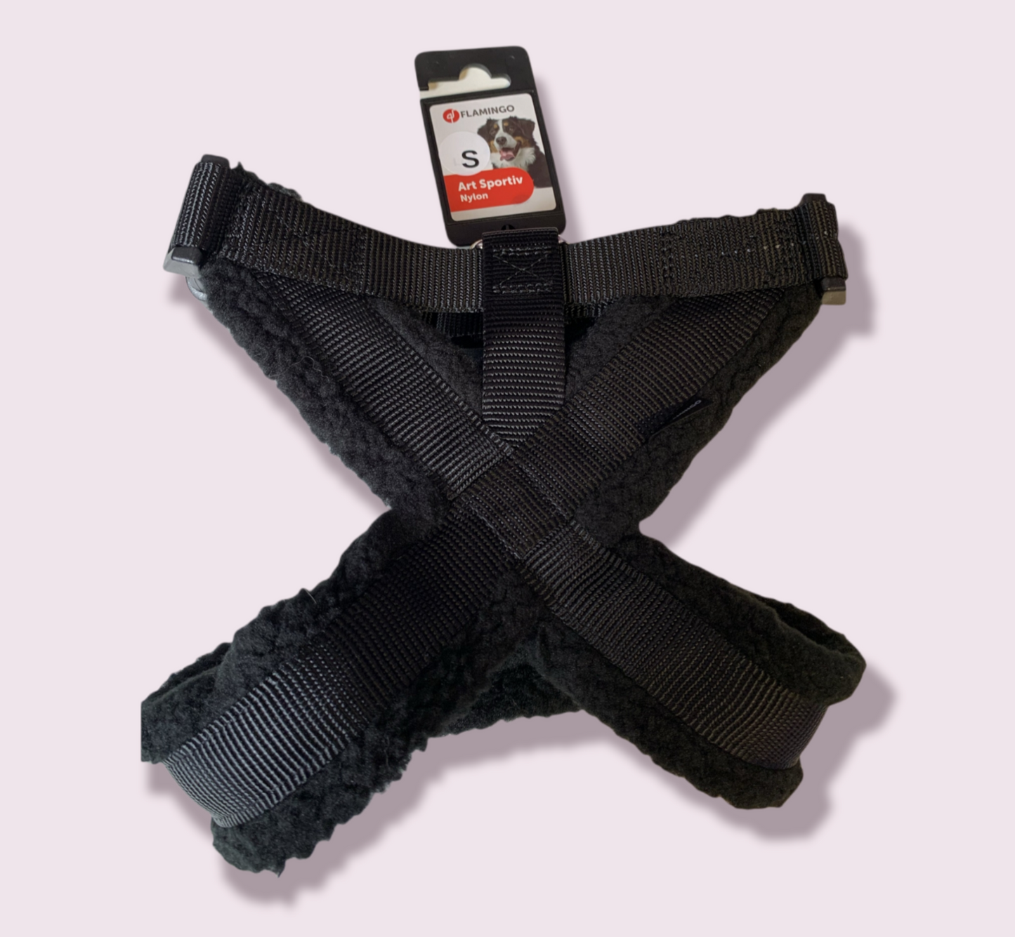 Fleece harness black small