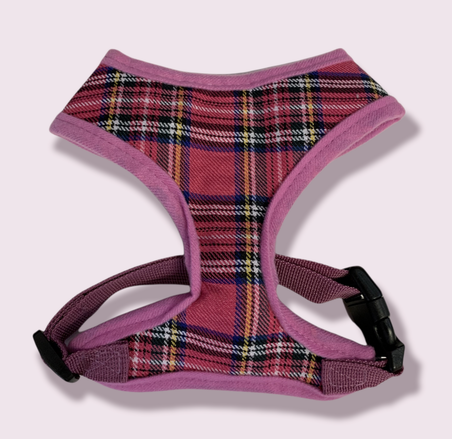 Harness tartan pink med