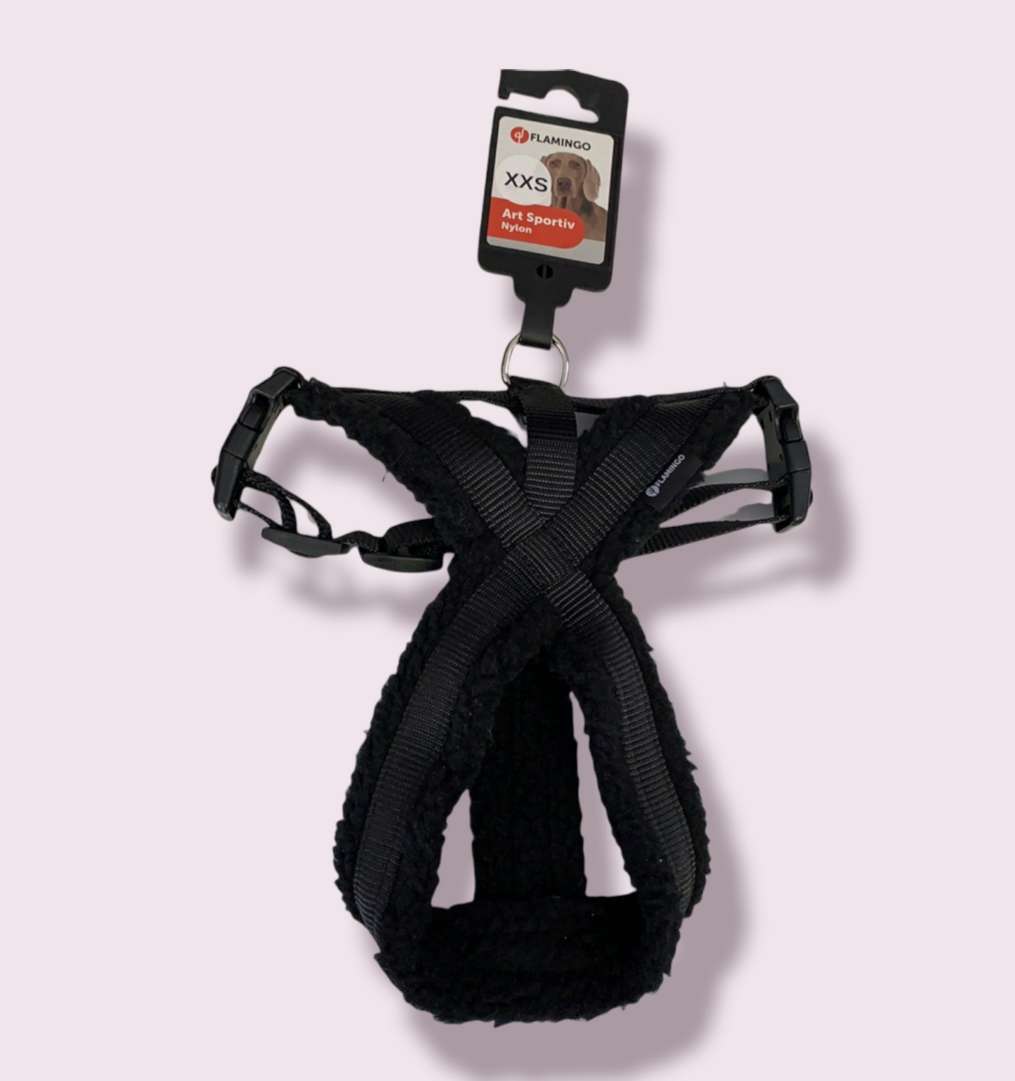 Fleece harness black xs