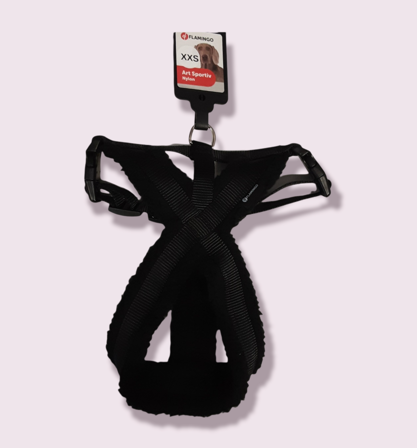 Fleece harness black xxs