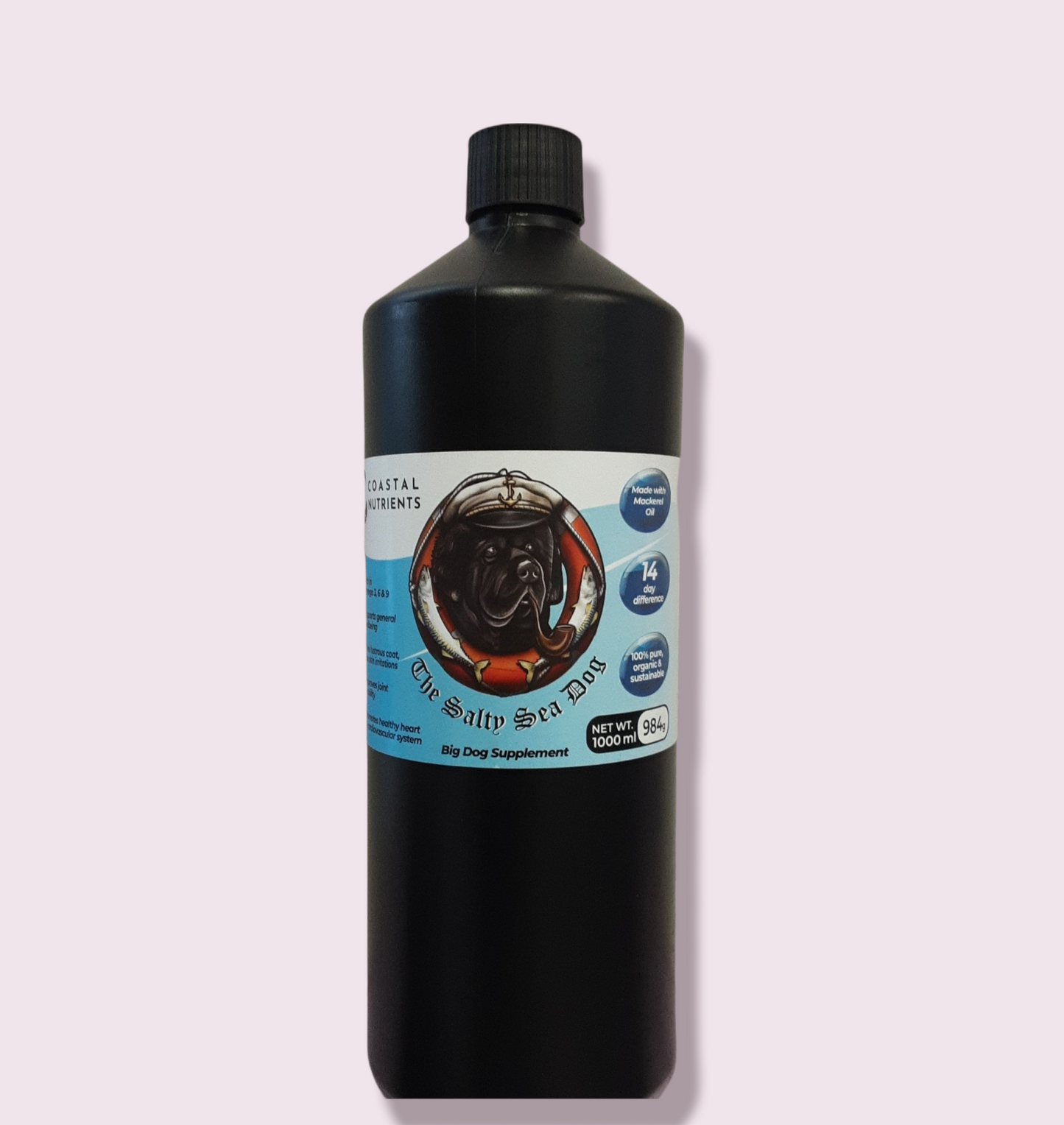 The Salty Sea Dog Mackerel Oil 1000ml