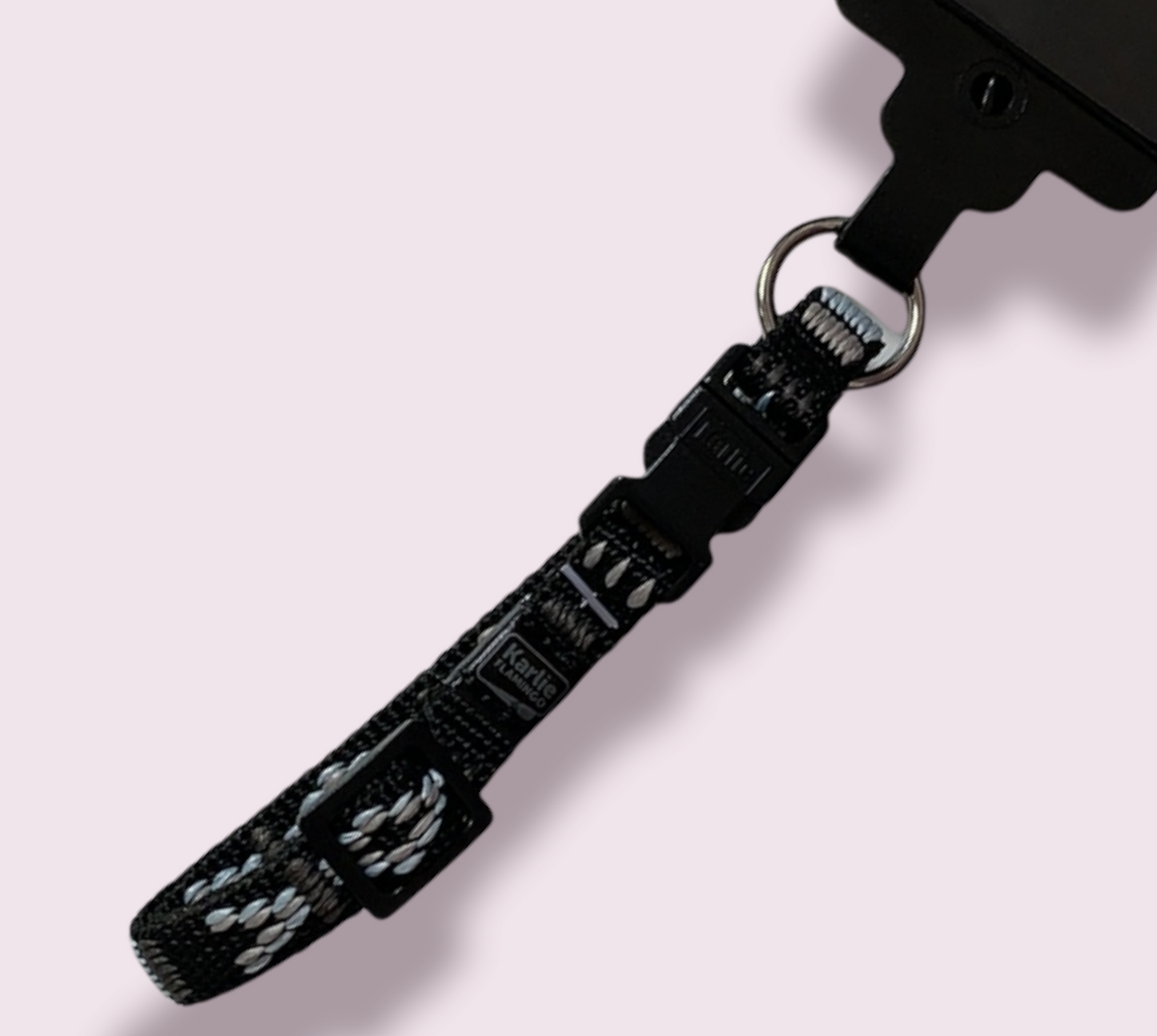 Karlie flamingo basic black white XS 20-35cm Collar