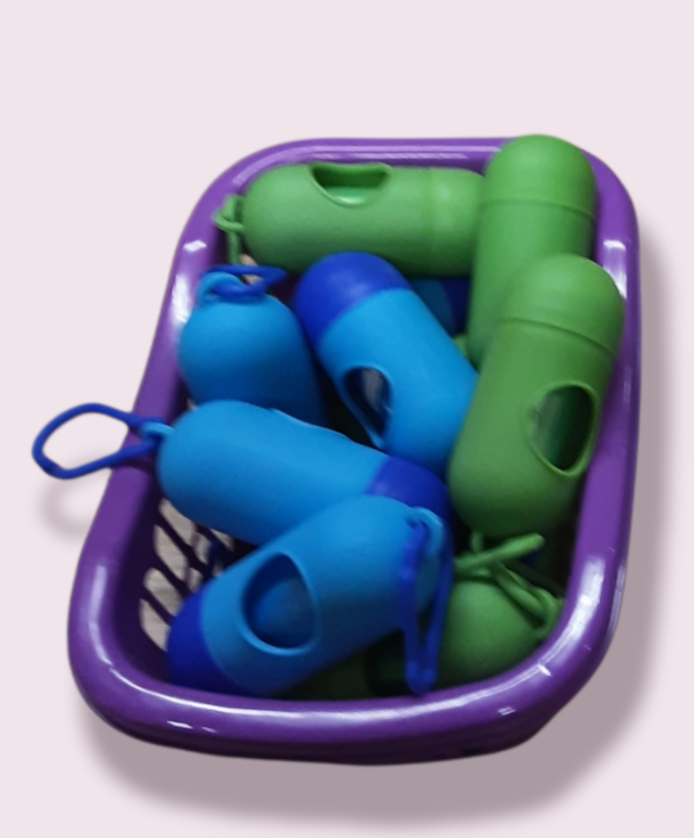 Poo Bag Dispenser Green or Blue