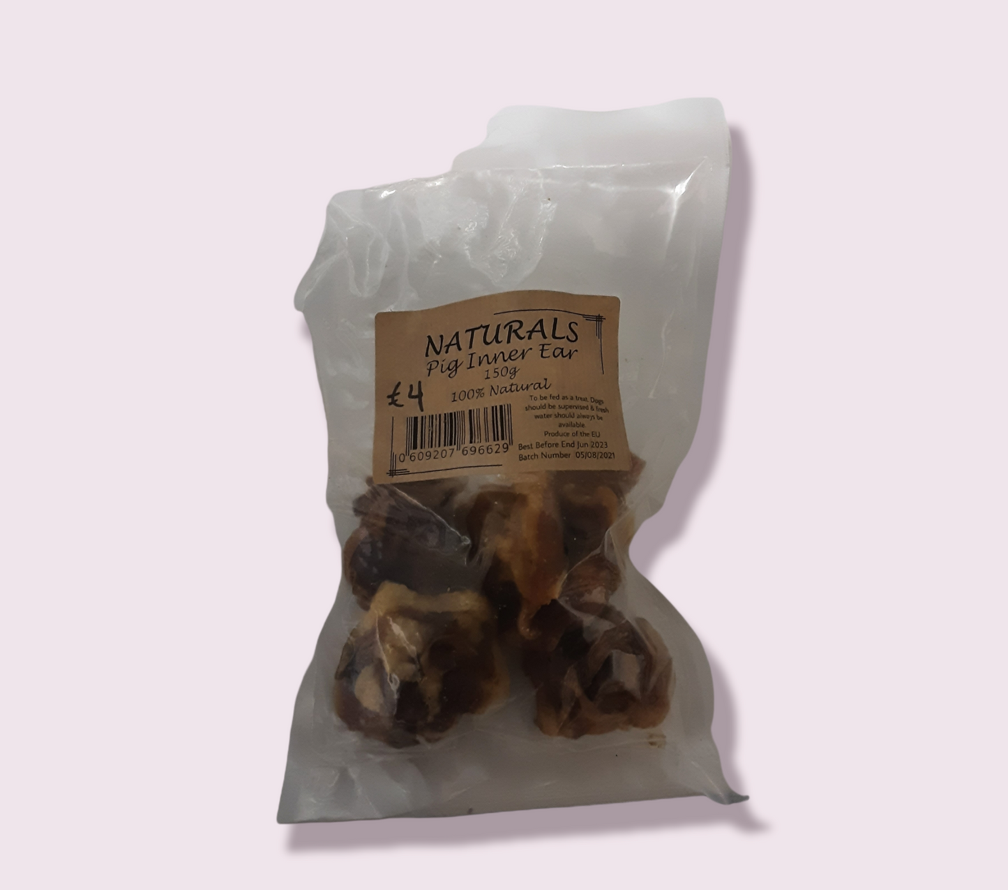 Naturals Pig Inner Ear 150g