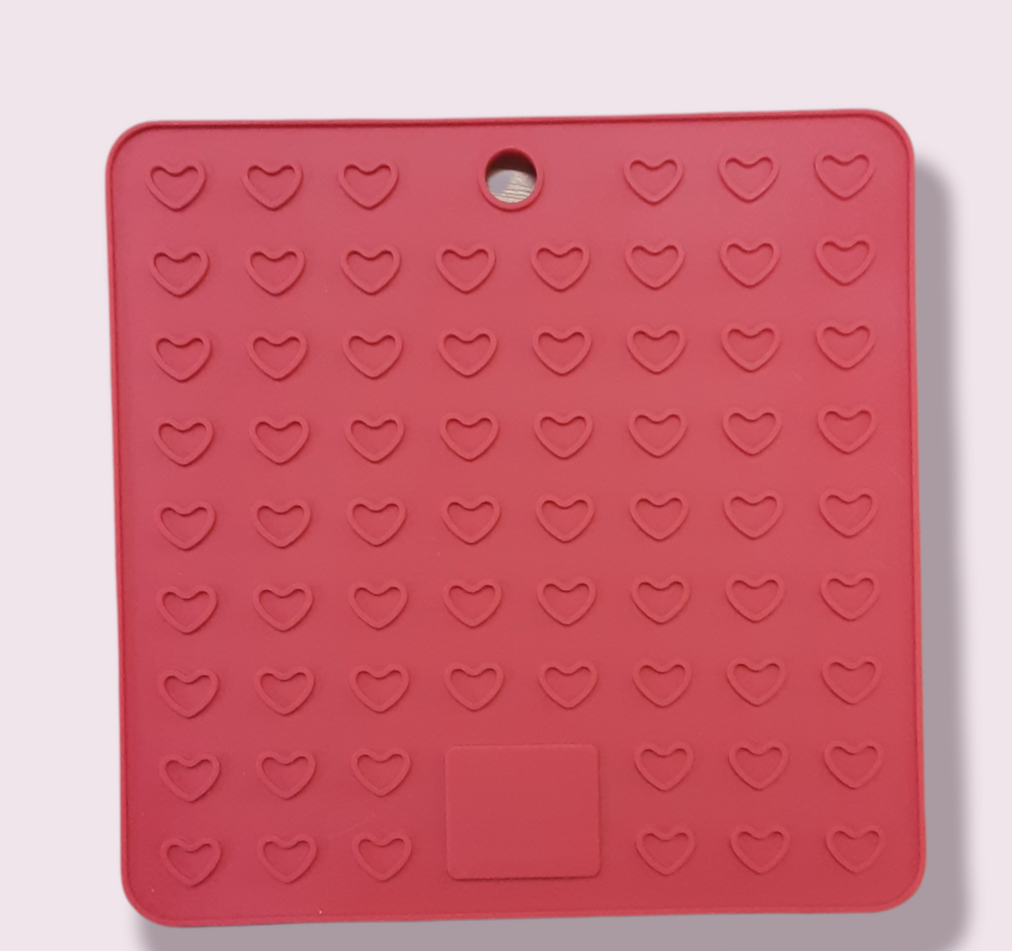 Pink Lick Mat with Hearts