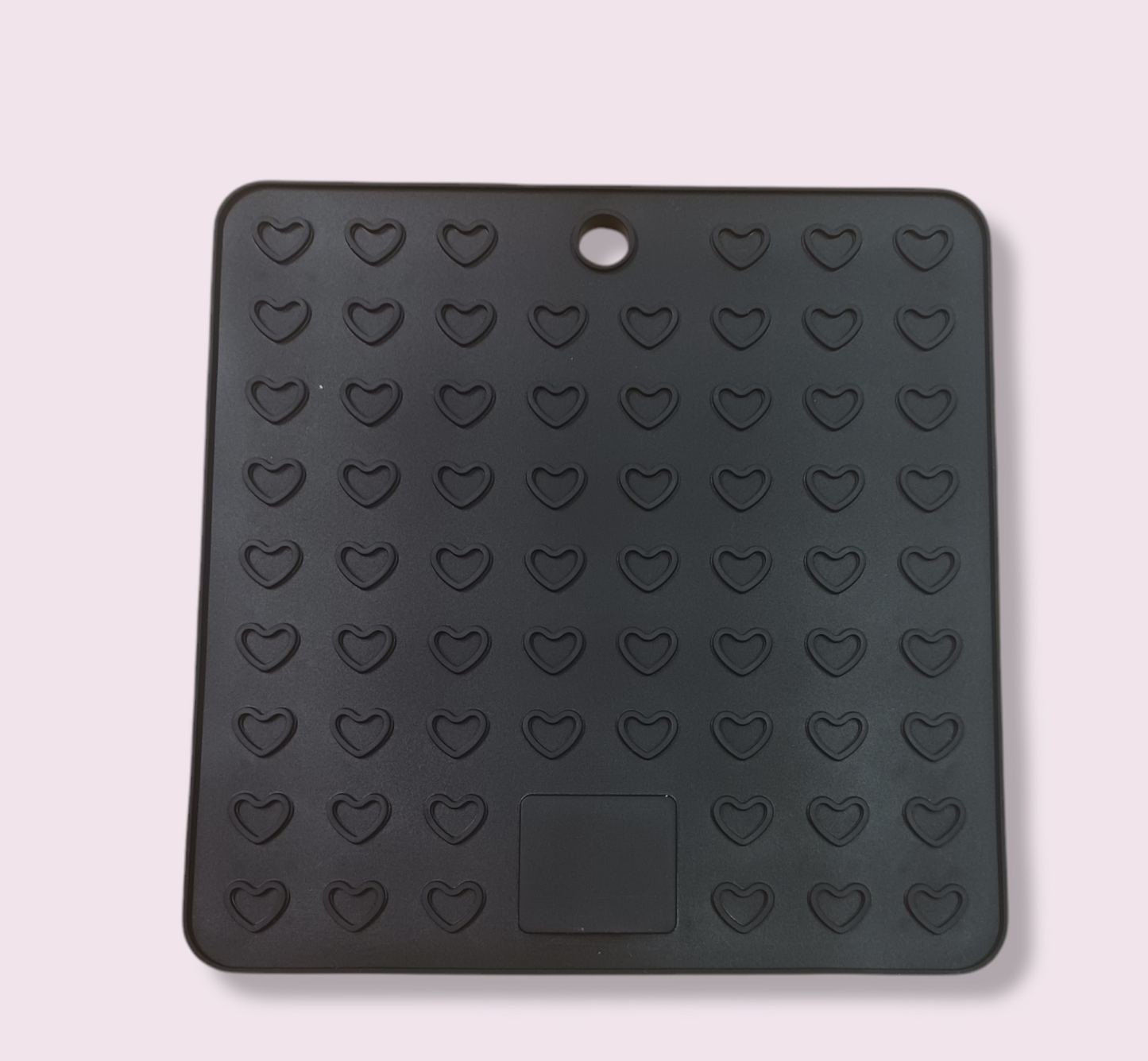 Black Lick Mat with Hearts