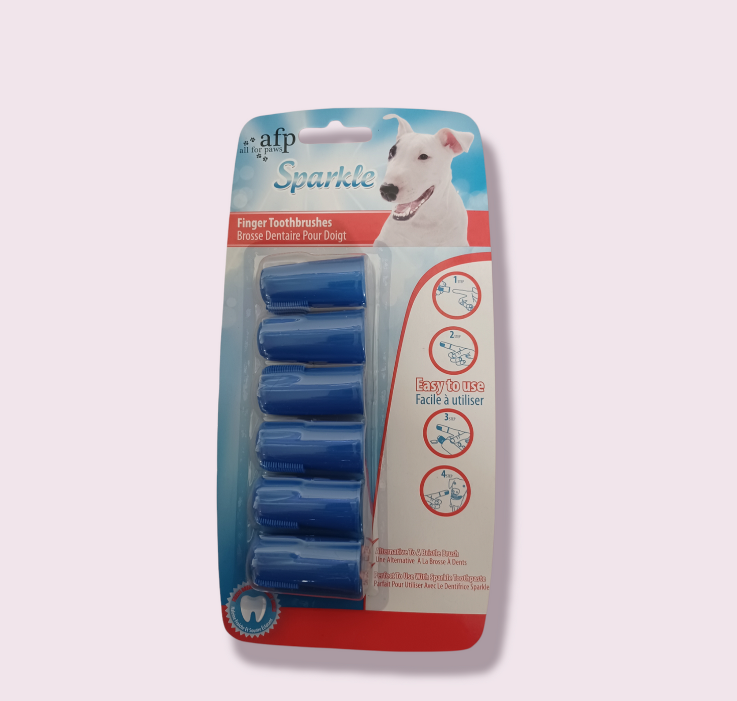 Sparkle Finger Toothbrushes- 6 pack