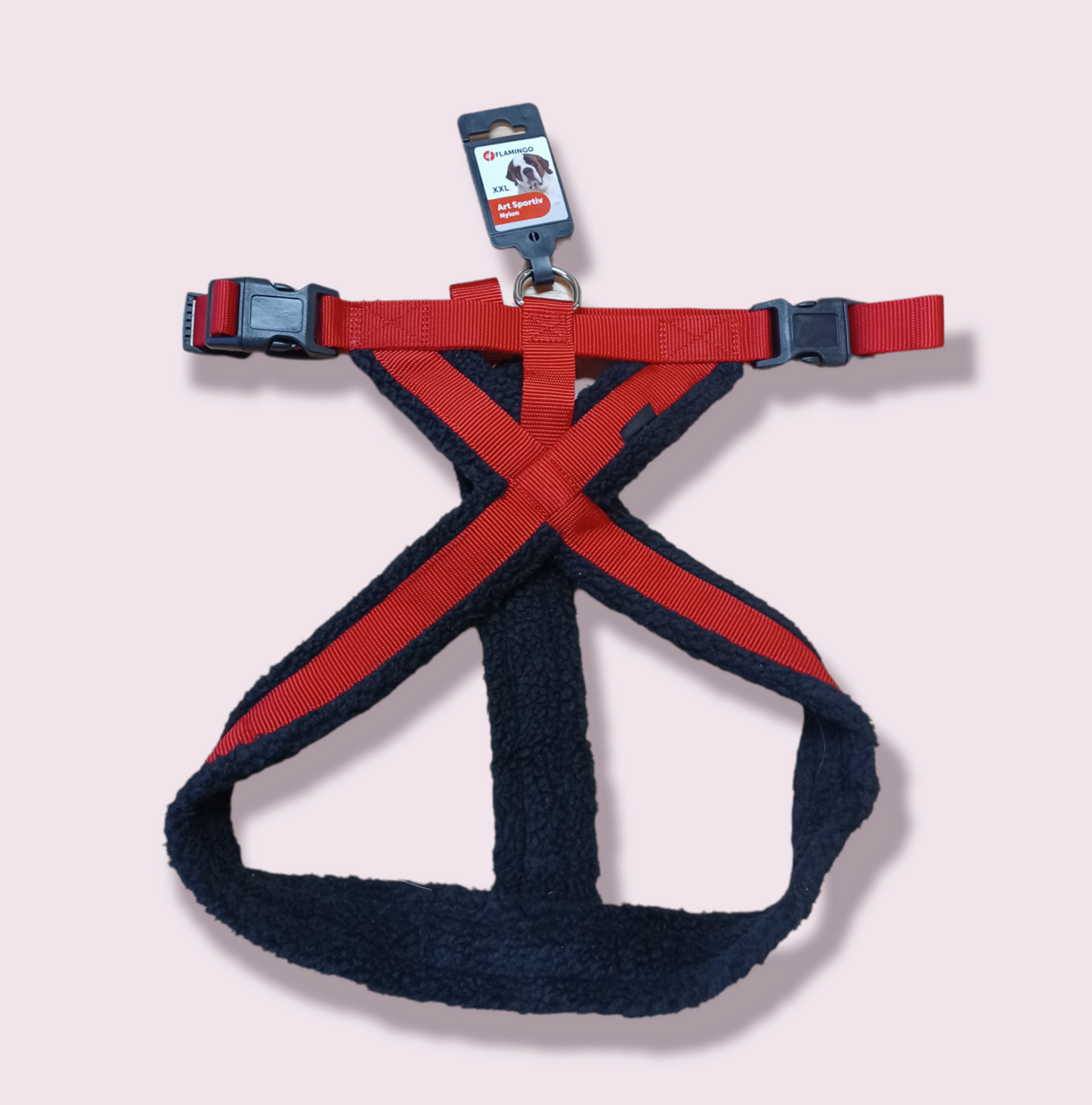 Fleece harness red XX Large