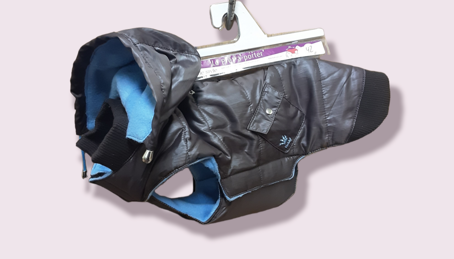 Brown Fleece Lined Coat 42 cm