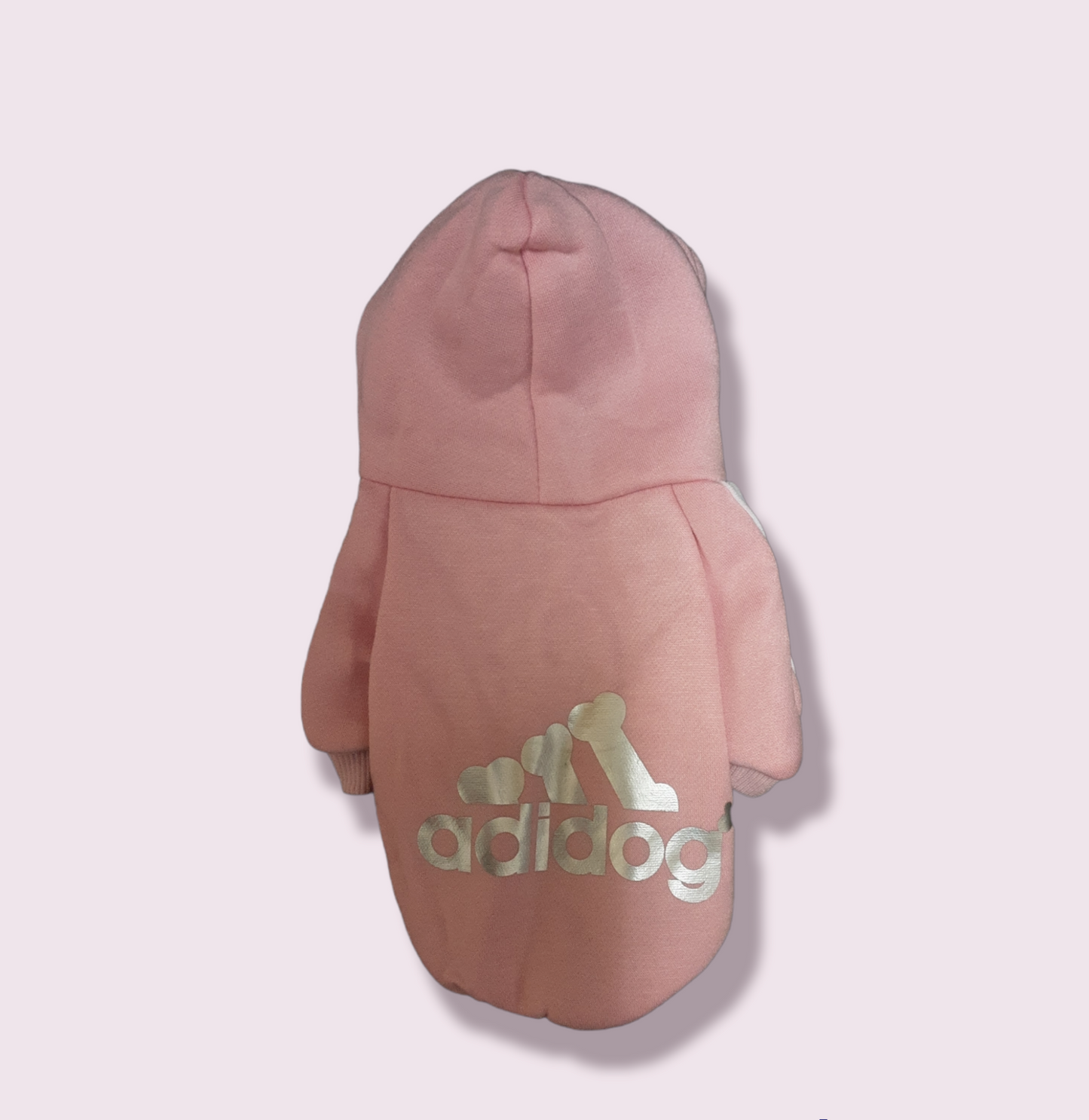 Baby Pink Adidog Hoodie- Various Sizes