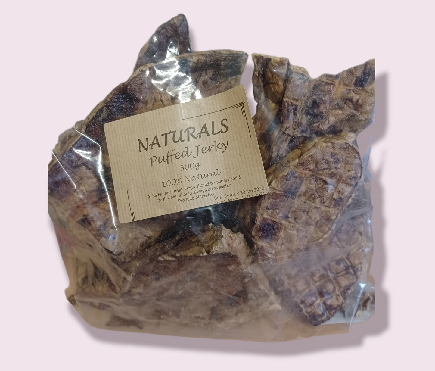 Naturals puffed jerky 500g