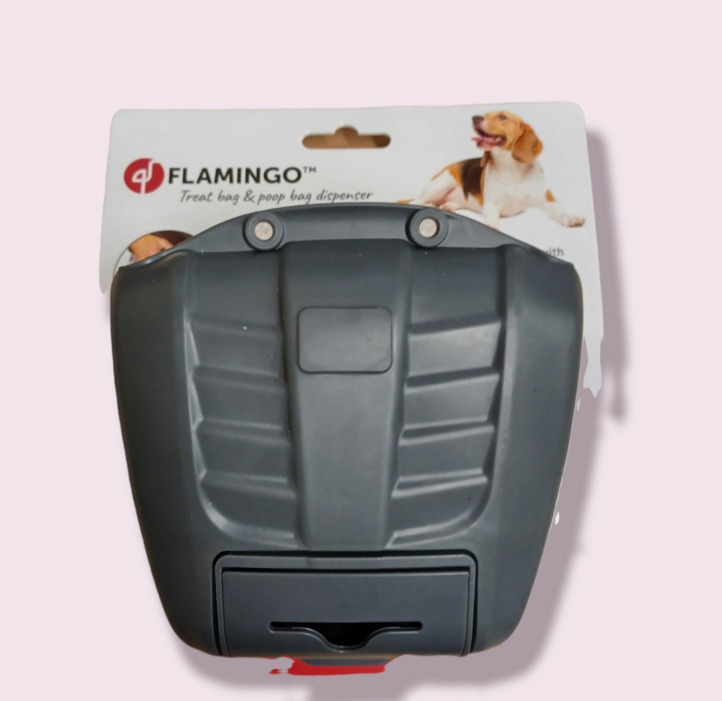 Silicone Treat Bag & Poop Bag Dispenser Grey
