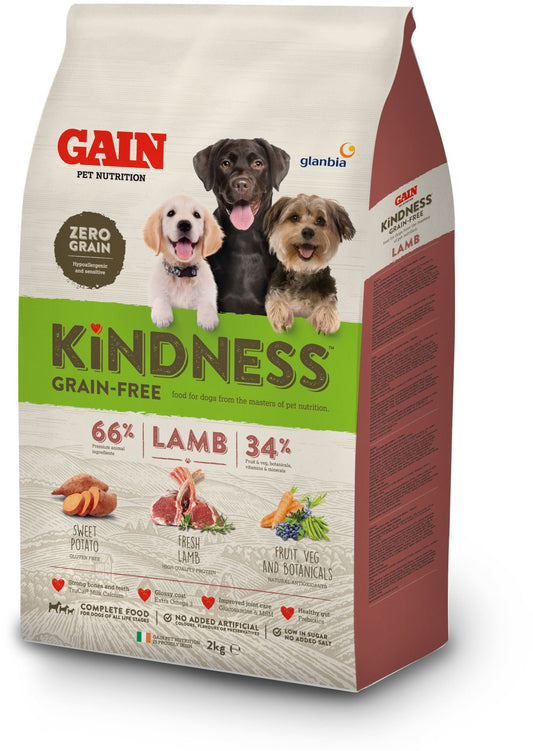 GAIN Kindness Lamb grain free dog food