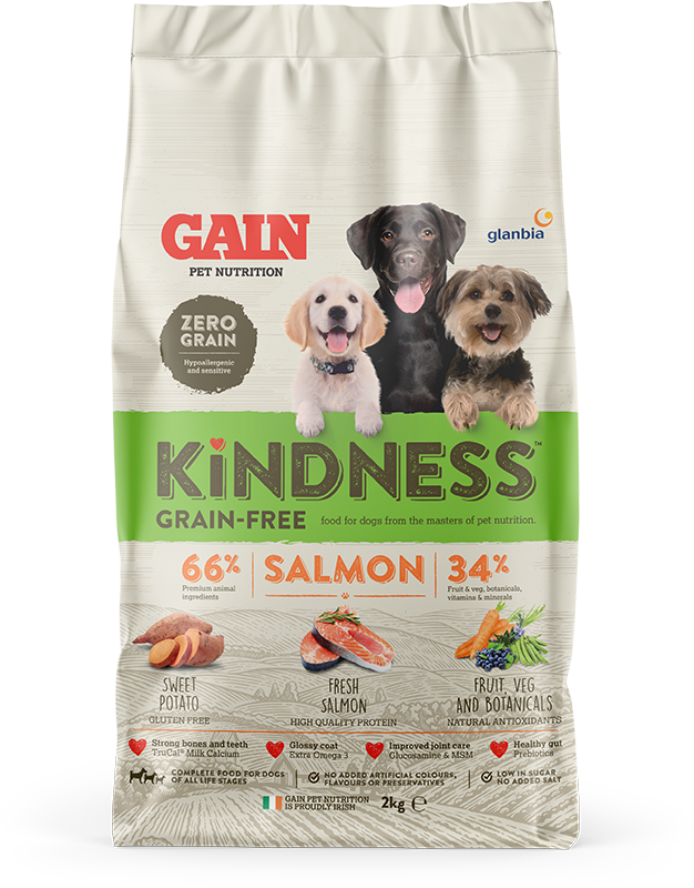 GAIN Kindness Salmon grain free dog food,