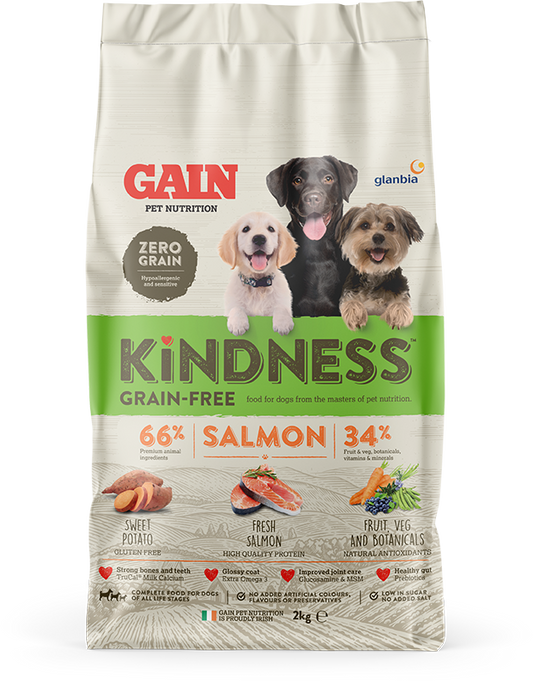GAIN Kindness Salmon grain free dog food,