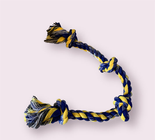 Four knot rope toy 55cm