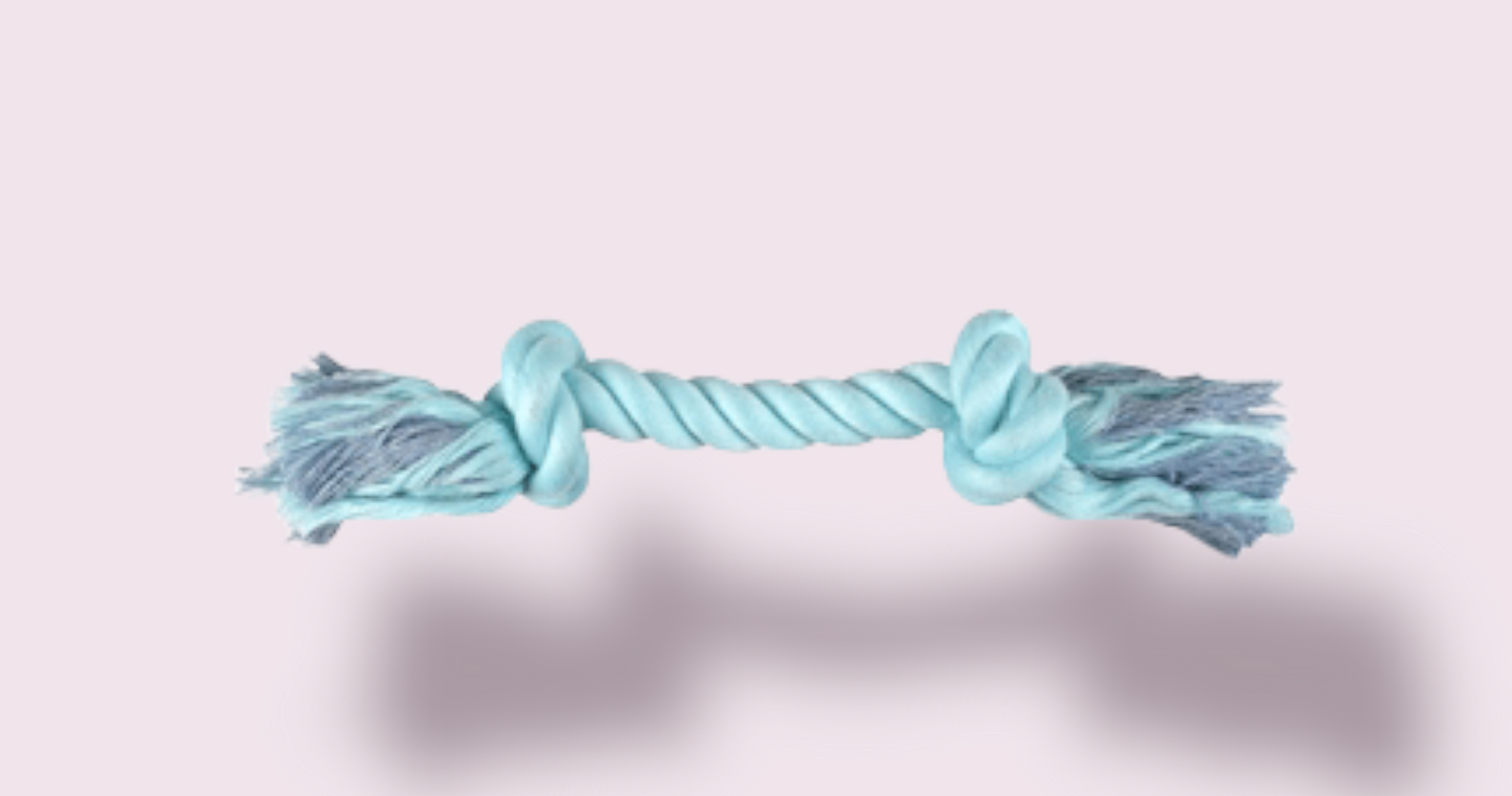 Puppy 2 Knot Rope Toy - Various Colours Available