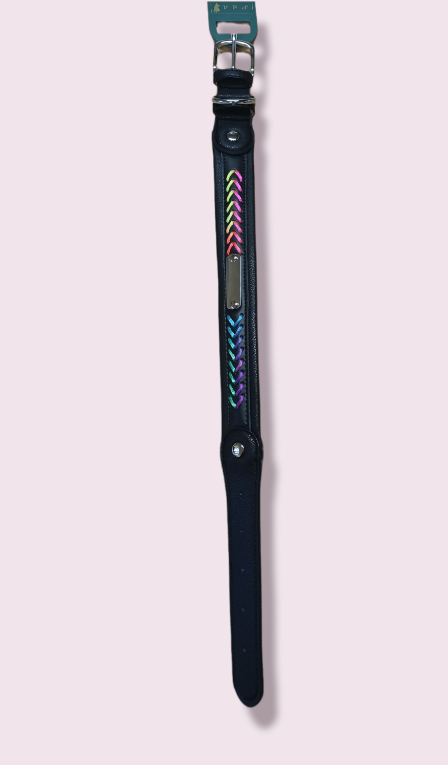 Neon Leather Collar - Various Sizes Available