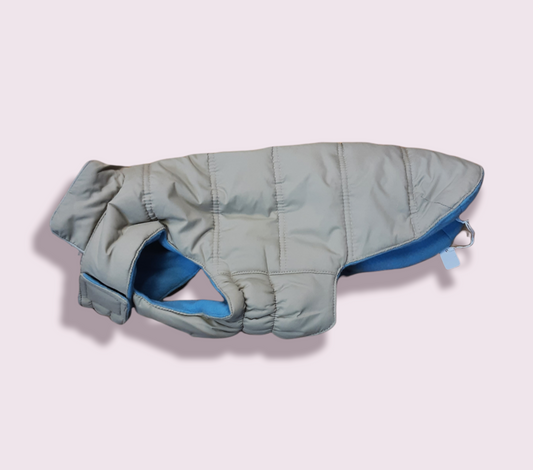 Padded Beige/Blue Fleece Inner Coat 44cm