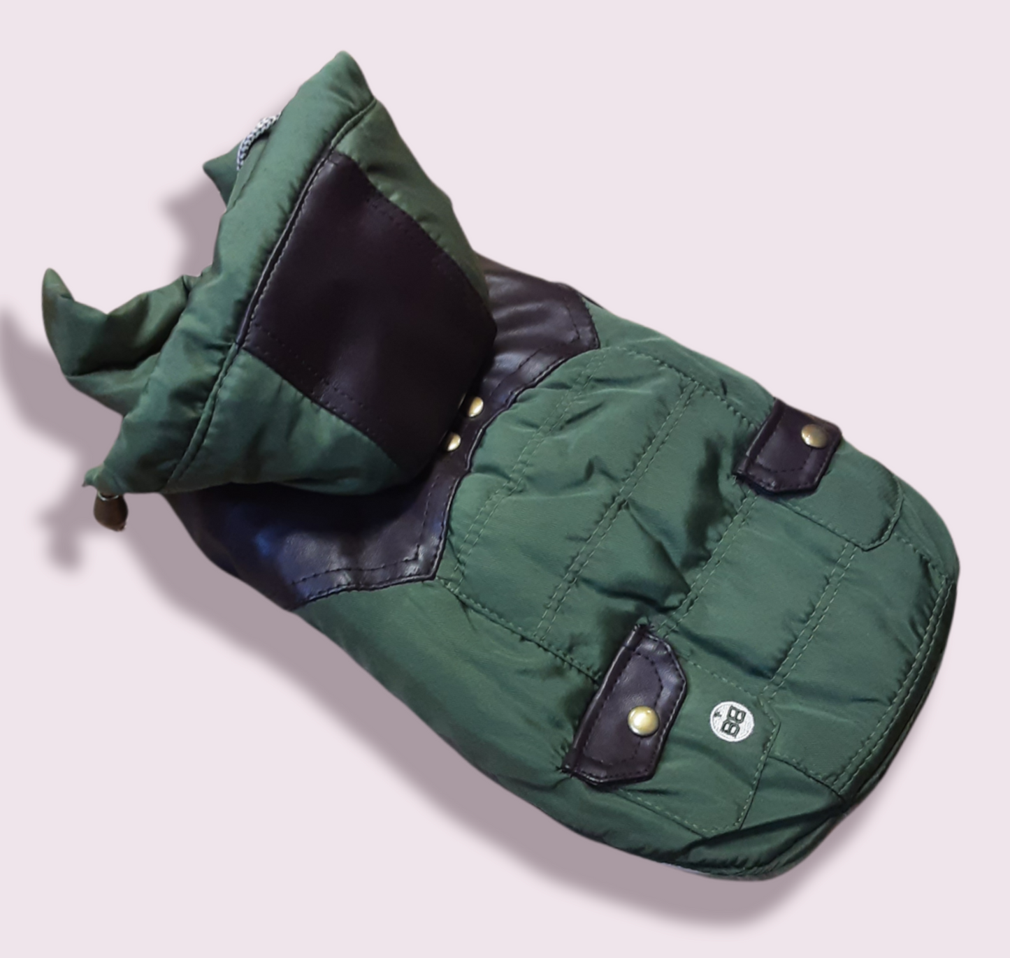 Padded Hooded  Khaki Coat Various Sizes