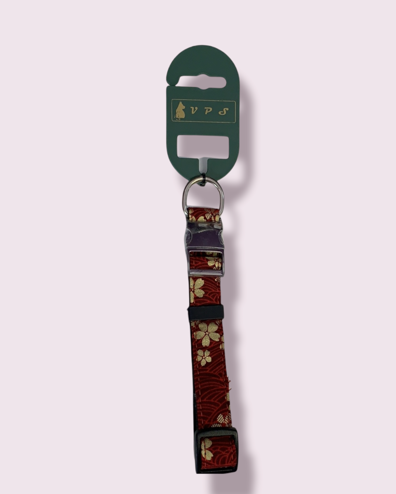 Collar VPS red flowers 26-41cm