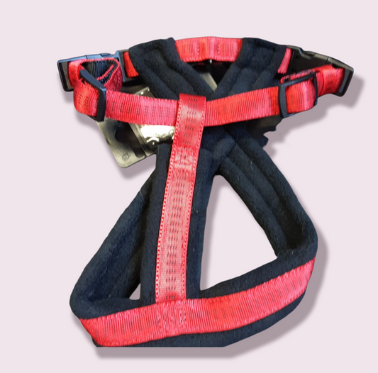 Nobby Harness Red Fleece size XS-S