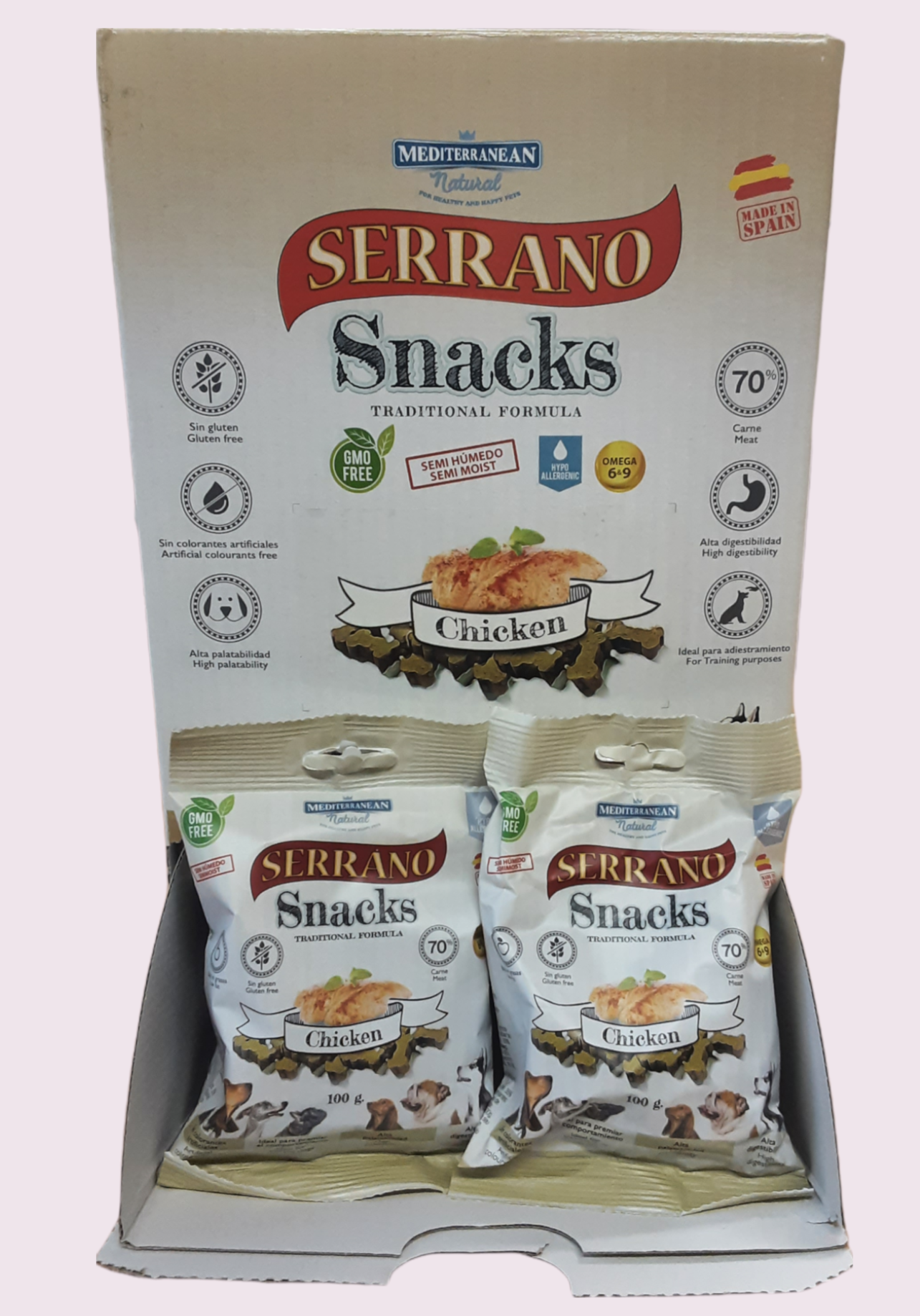 Serrano Chicken Snacks 100g