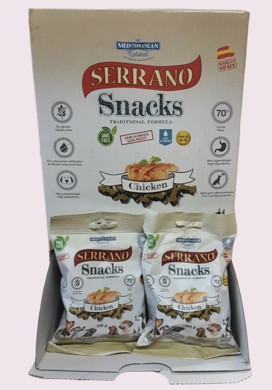 Serrano Chicken Snacks 100g