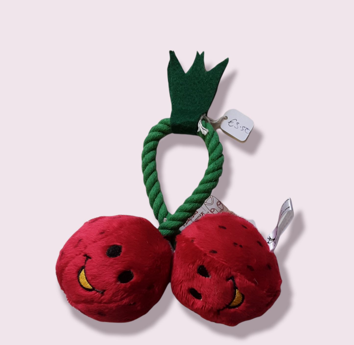 Raspberry plush toy
