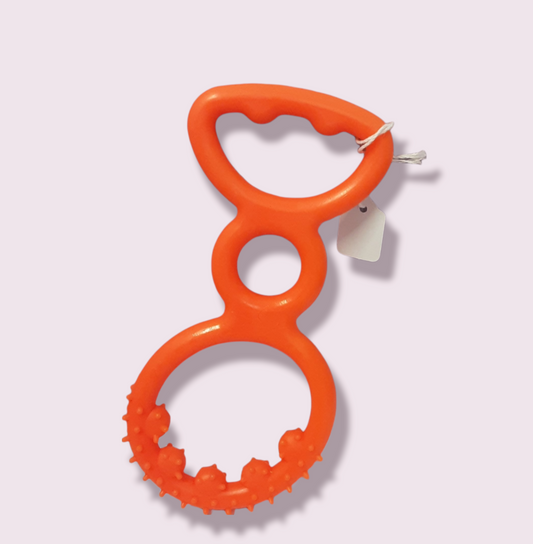 Rubber Tug Toy Orange