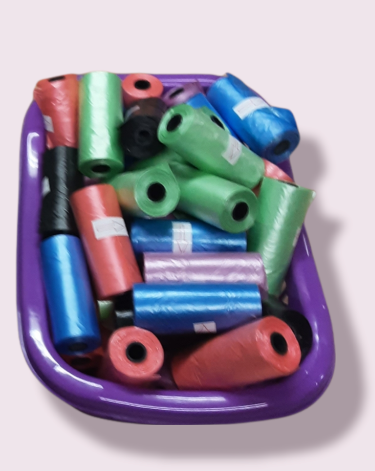 Poo Bag Refill Rolls Mixed Colors