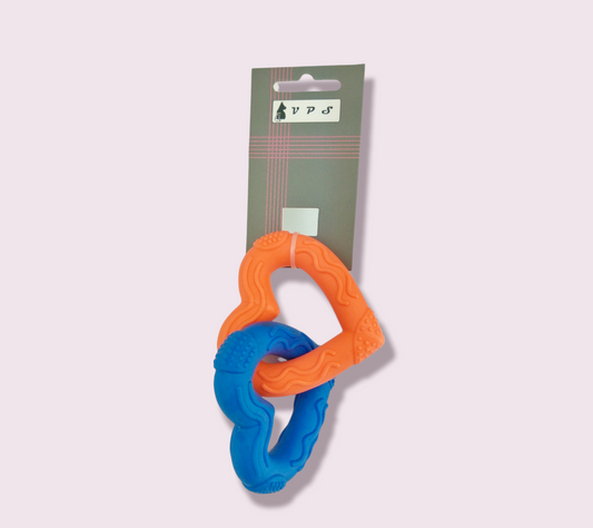 Rubber Chew Double Heart