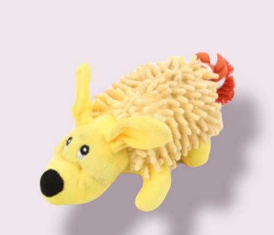 Moppy Dog Rope Plush Yellow