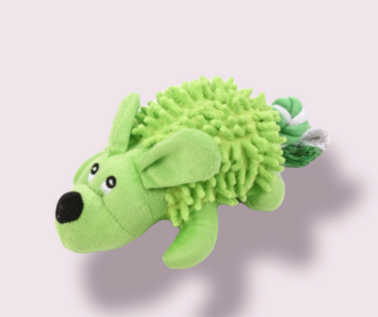 Moppy Dog Rope Plush Green
