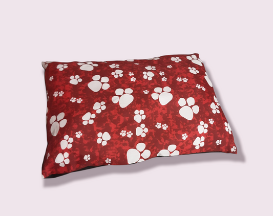 Cushion Deep Filled Medium Bed Red