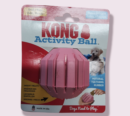 Kong Puppy Activity Ball Pink