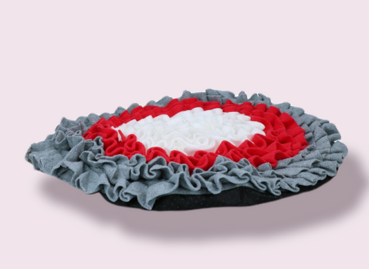 Round Fluffy Snuffle Mat- Enrichment Toy