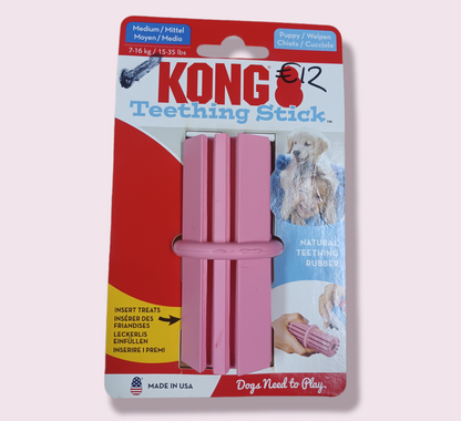 Kong Puppy Teething Stick - Various Colours & Sizes Available