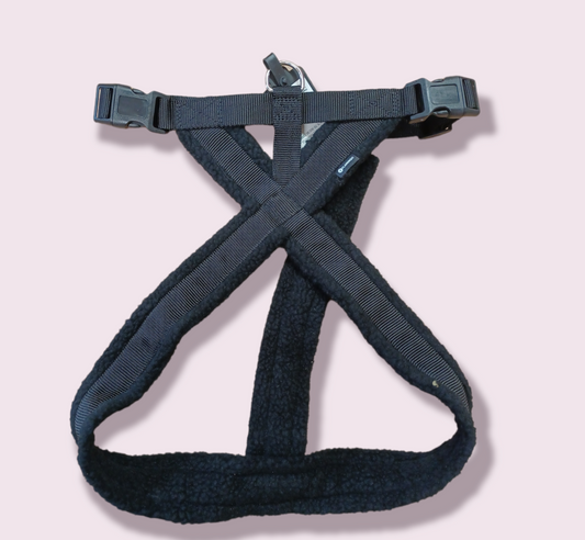 Fleece harness Black X Large