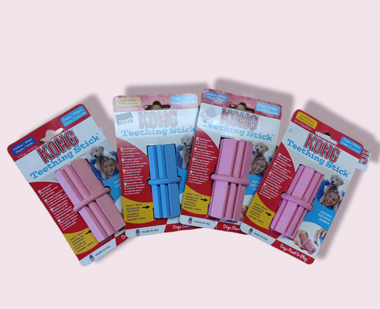 Kong Puppy Teething Stick - Various Colours & Sizes Available