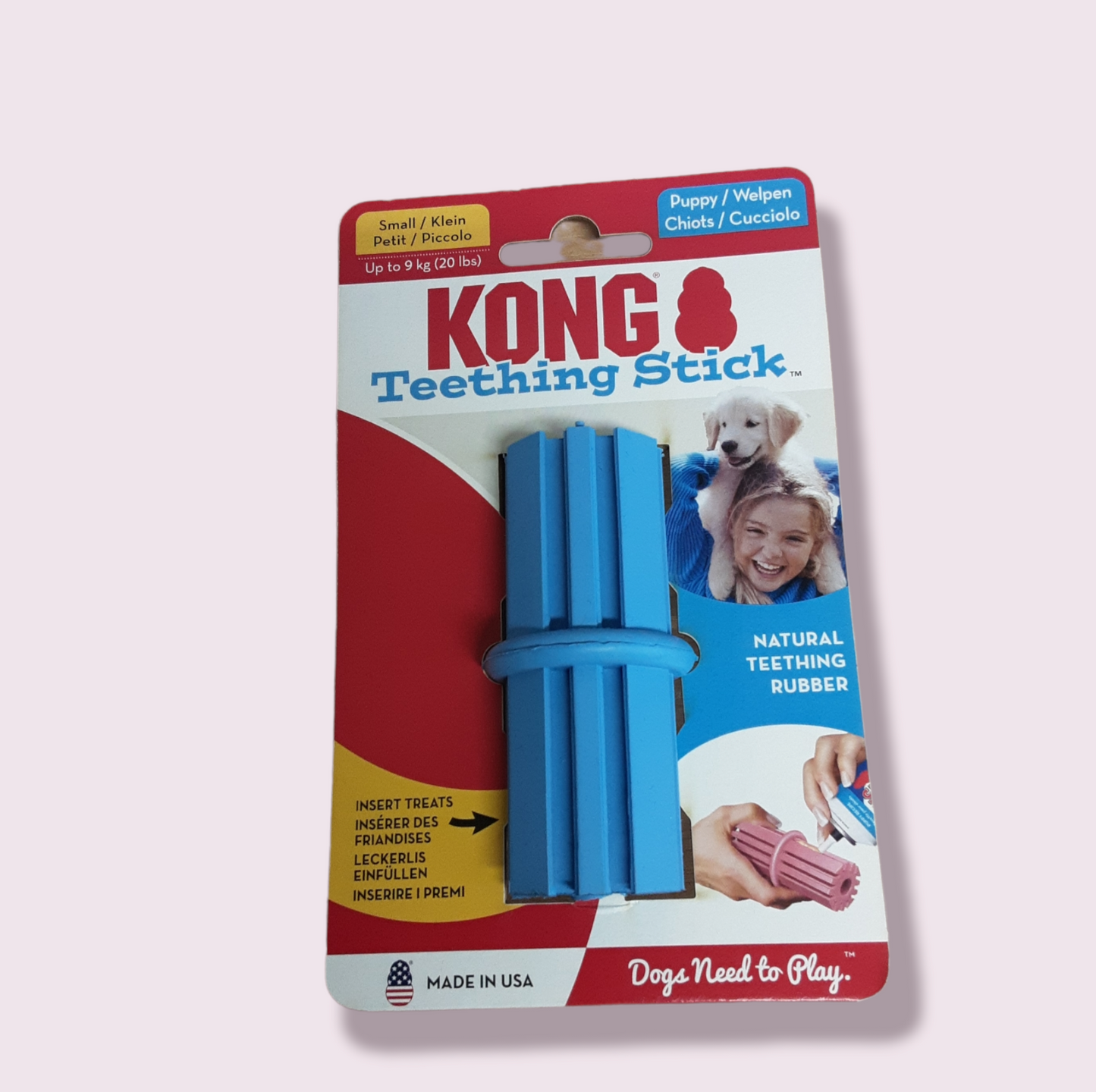 Kong Puppy Teething Stick - Various Colours & Sizes Available