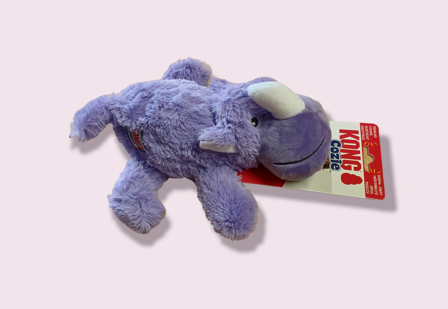 Kong Cozie Rhino Plush Toy