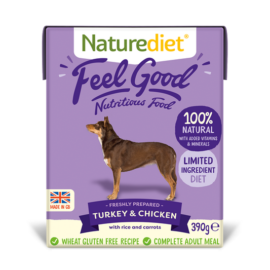 Naturediet Feel Good Turkey & Chicken 390g