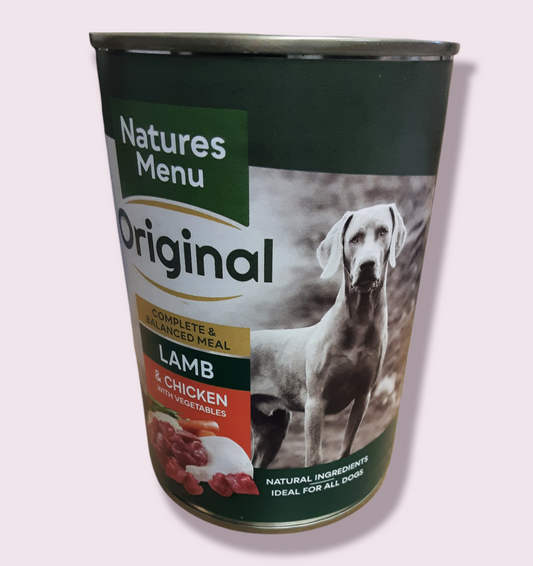 Natures Menu Lamb with Chicken & Vegetables 400g