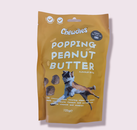 Popping Peanut Butter Bites 125g
