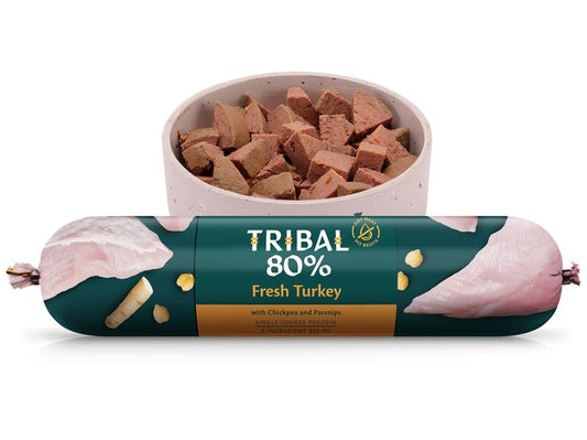 Tribal 80% Turkey Chubb 750g
